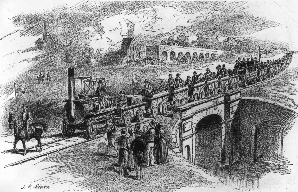 History of transport part 3. How the railway overcame coaches and inland navigation