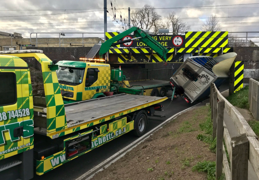 The “Truck Slayer” attacked again. The low bridge damaged at least 120 vehicles in 10 years.