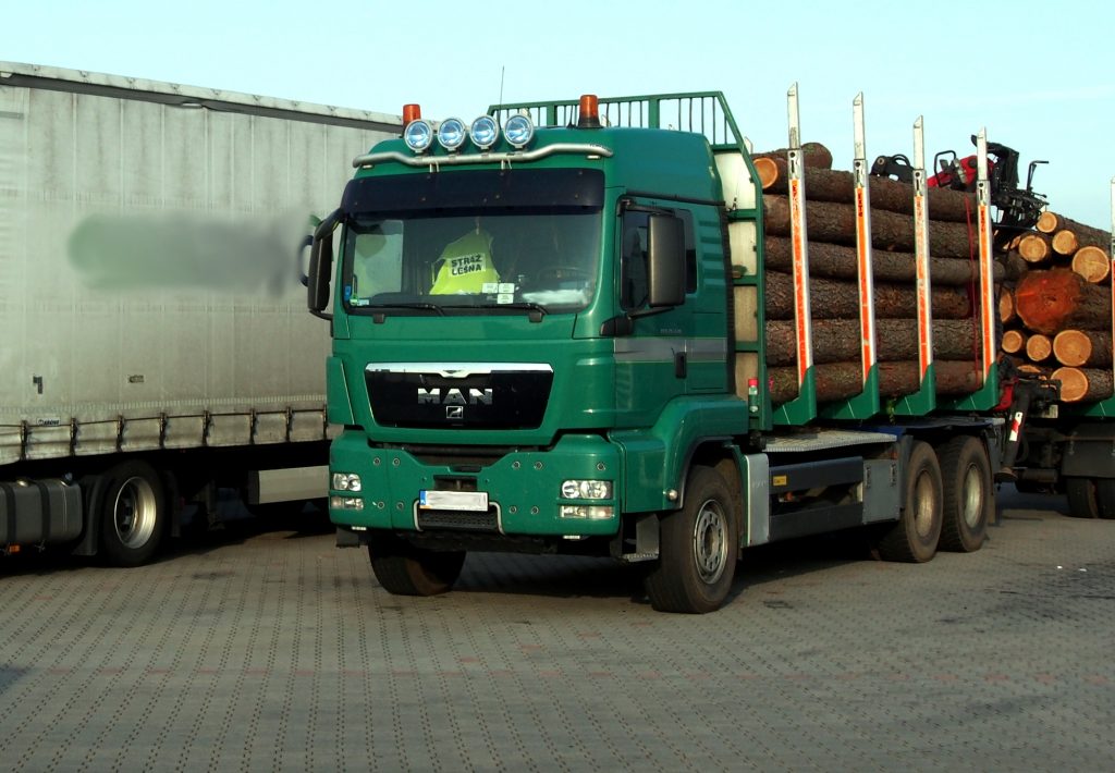 Transport drewna, czyli jak układać i czym zabezpieczać kłonice