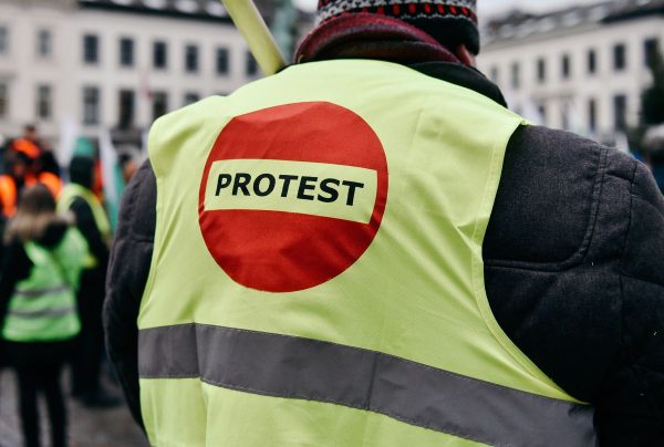 Protest litewskich przewoźników. Pogrzeb branży transportowej może spowodować utrudnienia ruchu w Wi