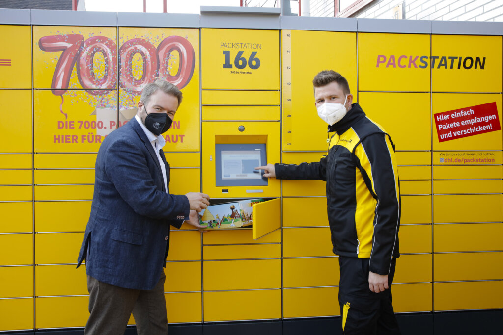 Deutsche Post DHL nimmt bundesweit 7.000. Packstation in Betrieb