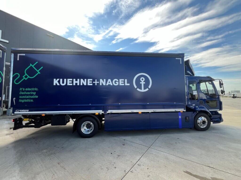 Kuehne+Nagel adds six Renault electric trucks to its German fleet 