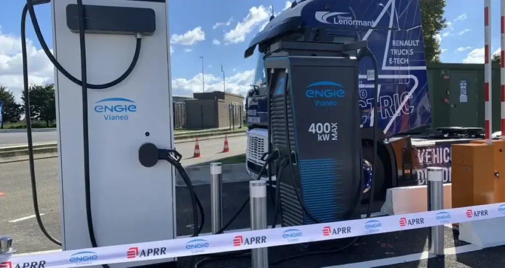 Europe’s first electric truck charging corridor inaugurated in France