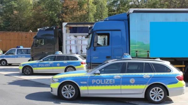 30.000 euro cauțiune după un control de rutină în Germania. Era vorba despre manipulări periculoase într-un camion.