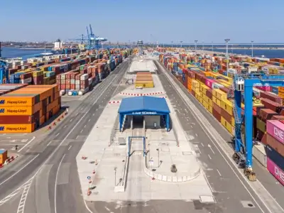 Noul scanner DP World reduce timpul de inspecție a camioanelor în Portul Constanța