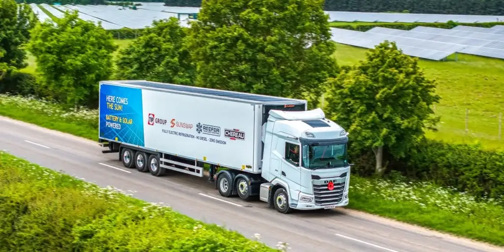 Electric reefer completes 1,000km UK frozen run with 63% battery left