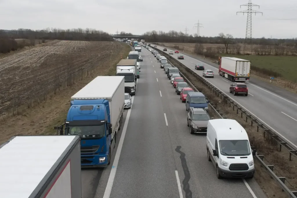 Traffico in aumento in Germania: weekend critico tra cantieri, turismo e controlli G7
