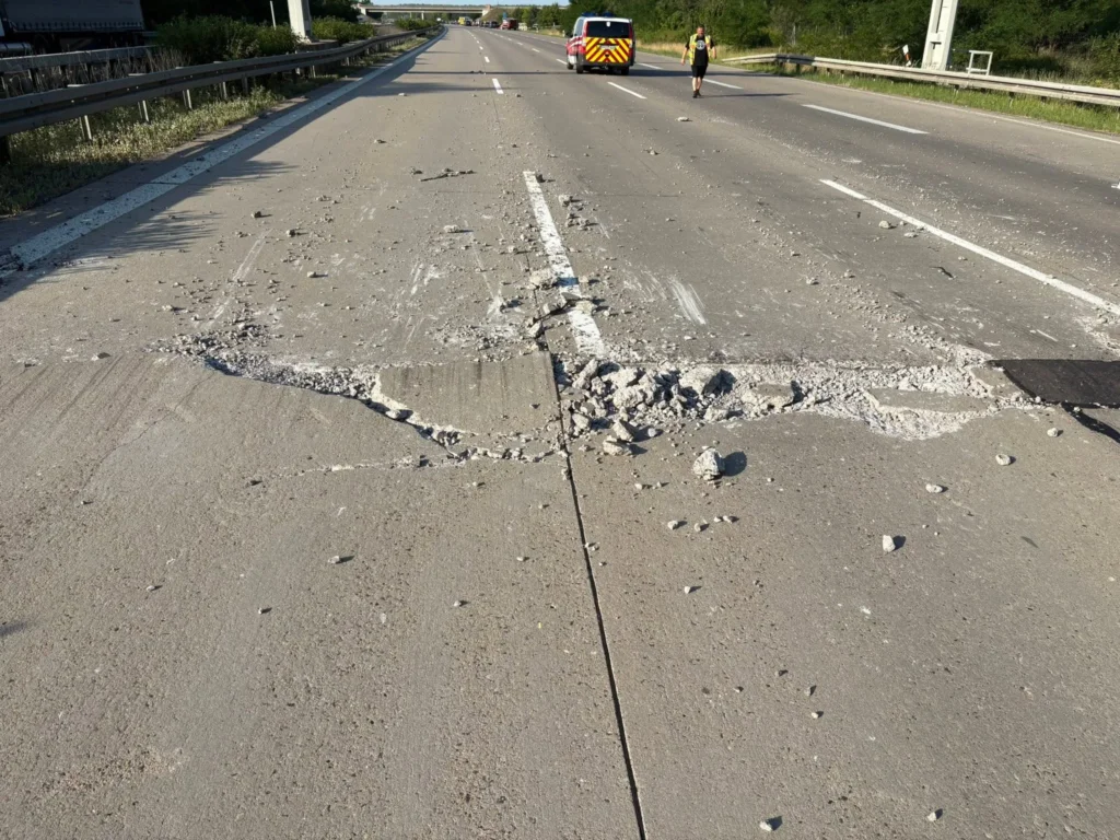 Ponad 40 stopni i pierwsze skutki na drogach. Upały wyrządziły szkody na dwóch niemieckich autostradach