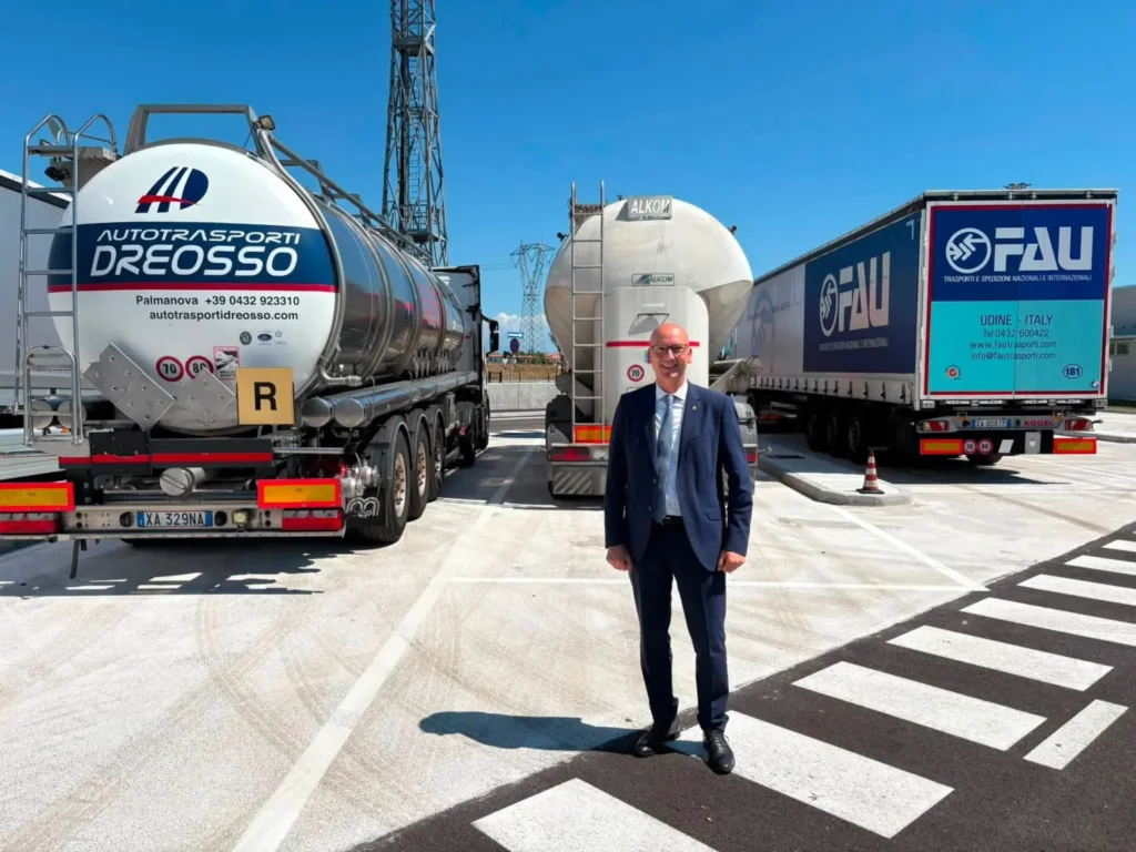 Autostrada A4 Veneția–Trieste: două parcări noi pentru camioane, încă 161 de locuri
