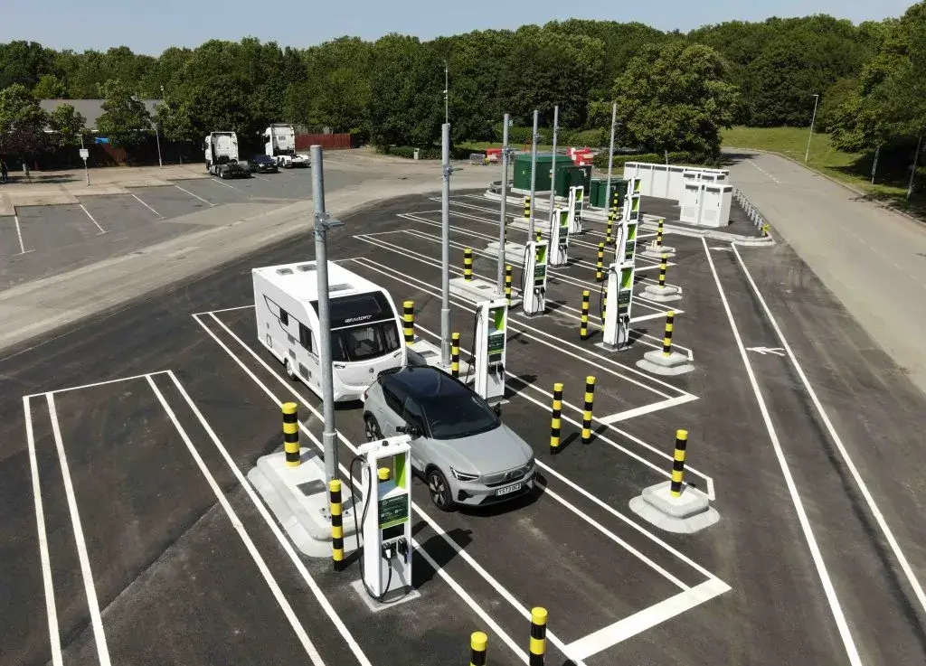 Tamworth’s new EV hub puts HGVs on equal footing with passenger cars