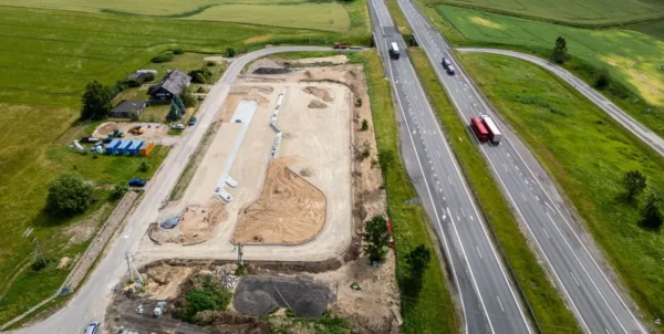 Ties Ariogala modernizuojama poilsio aikštelė: daugiau patogumų vilkikų vairuotojams